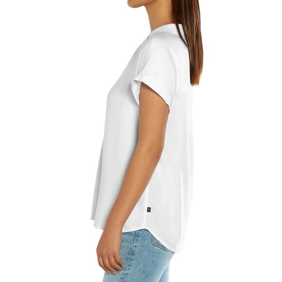 GAP Ladies' Popover Blouse, Short Sleeve, Size L "NEW" - Picture 2 of 3